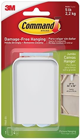 Canvas Hanger, Jumbo, 1-Hanger (17045-ES) by Command