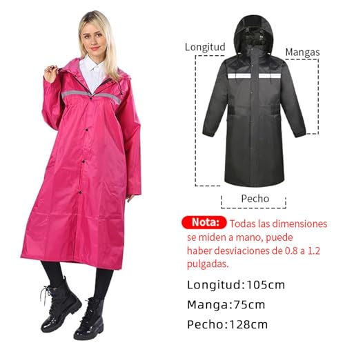 El Mejor Listado de Impermeables para Mujer al mejor precio. 2 Impermeables para Mujer marca EKEJLI (2)