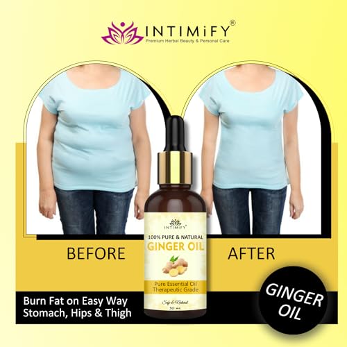 Image of INTIMIFY Ginger Oil For Weight Loss Belly Fat, Fat Loss Oil (30 ml)