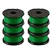 Chuancheng – Lot de 6 bobines de fil vert pour débroussailleuse Black & Decker GL7033 GL8033 GL9035 A6482