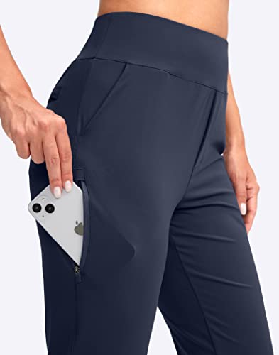 Image of YYV Women's Golf Pants High Waist Stretch Ankle Pants with Pockets