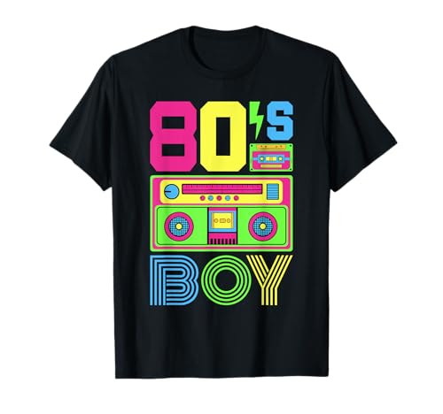 80s Boy 1980s Fashion 80 Theme Party Outfit Eighties Costume T-Shirt