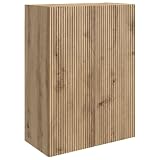 KPWENFBSL Armadio da parete, 66 x 34,5 x 90 cm, in legno di rovere Artisan