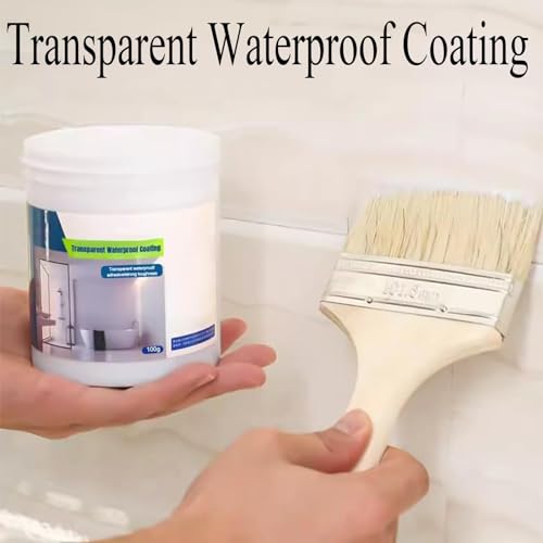 Revêtement imperméable transparent : mastic d'isolation invisible 2PCS