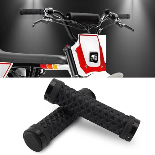 YIBEICO Handle Grips for Super 73, 22.2mm Locked-On Rubber Handlebar Grips, Non-Slip Throttle Grips for Most Super 73 Models with 22.2mm Handlebar, for Super 73 RX/S1/S2/ZX
