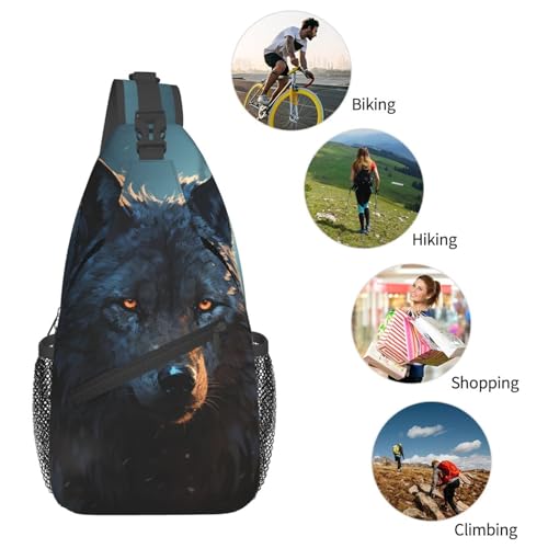 Mochila bandolera pequeña para senderismo unisex miniatura 6