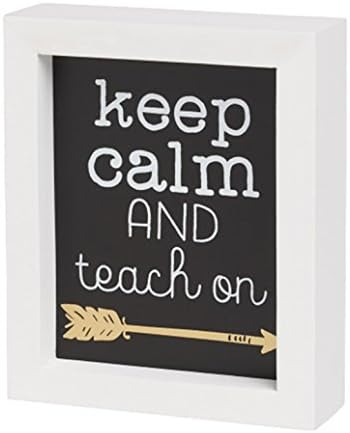 Teach On Framed Box Sign