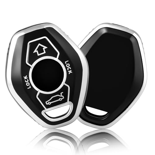 Coque de clé BMW étui de finition noire premium pour Série M3 M5 M6 X5 Z4 E46