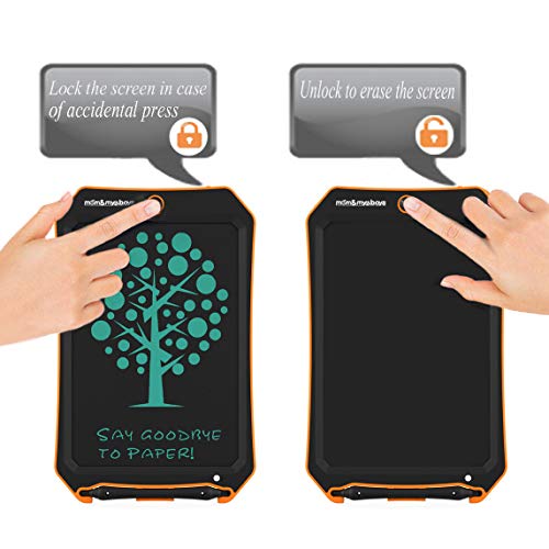 JRD&BS WINL LCD Electronic Writing Tablet Toys for 4-9Year Old Boys, Teen Boy Girl Birthday Presents Gifts,Christmas Box,8.5" Handwriting Paper Drawing Tablet Message Pad at Home and Outdoor(Orange D) - Thumbnail 6