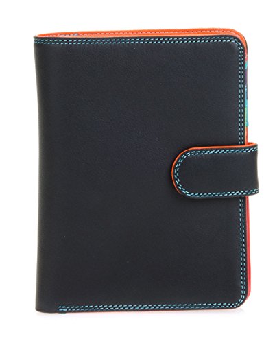 billetereo monedero de piel para mujer -mywalit - large wallet/ zip purse - 229-4 - black pace