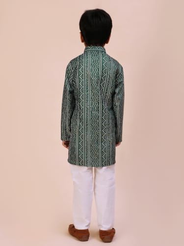 Image of Pro-Ethic Style Developer Kids Boys Kurta Pyjama Set, Festive, Ethnic Wear Set, Cotton, Striped Print (S-295)
