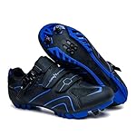 Mateju Zapatillas Ciclismo MTB Hombre Mujer, 36-47...: 🚲Breathable superior: Los zapatos de ciclismo con una parte superior de microfibra y suela de fibra de carbono, ligero, absorción de impactos, absorción de sudor, resistente al desgaste, altamente transpirable, este ciclismo zapatos con antepié flexi...