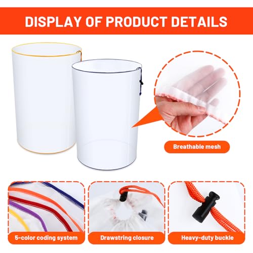 5-Pack Reusable Mesh Filter Bags
