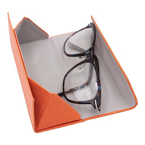 Image of Real Sic Glasses Case for Men and Women - Magnetic Folding Hard Shell Sunglass Holder - Inspired by Solid Color