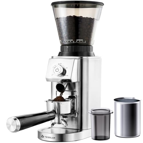 Tesslux Conical Burr Coffee Grinder