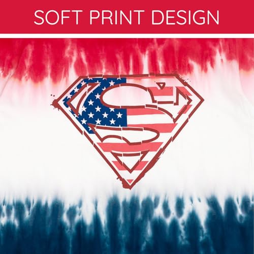 DC Comics Justice League Superman July 4th Matching Family T-Shirt Toddler to Adult Sizes (2T - 2XL)3