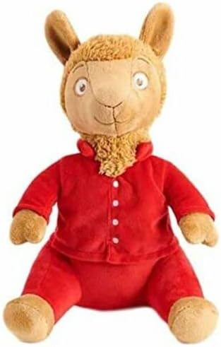 Kohl's Llama - Pijama rojo de peluche con diseño de llama de peluche, muñeca de 12 pulgadas, suave, nuevo de Estados Unidos