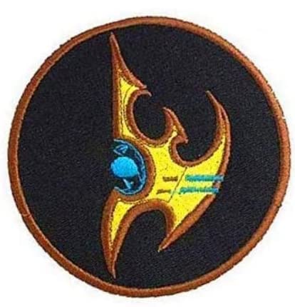 New Starcraft II Protoss Embroidery Patch Backer for Hook & Loop Morale Patches Tactical Military Badge