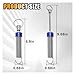2PCS Car Trunk Lid Spring, Adjustable Metal Automatic Trunk Spring Lifting Device Tool Stainless Steel, Lifter Replacement Accessory Open Tool for Remote-Controlled Auto Lid