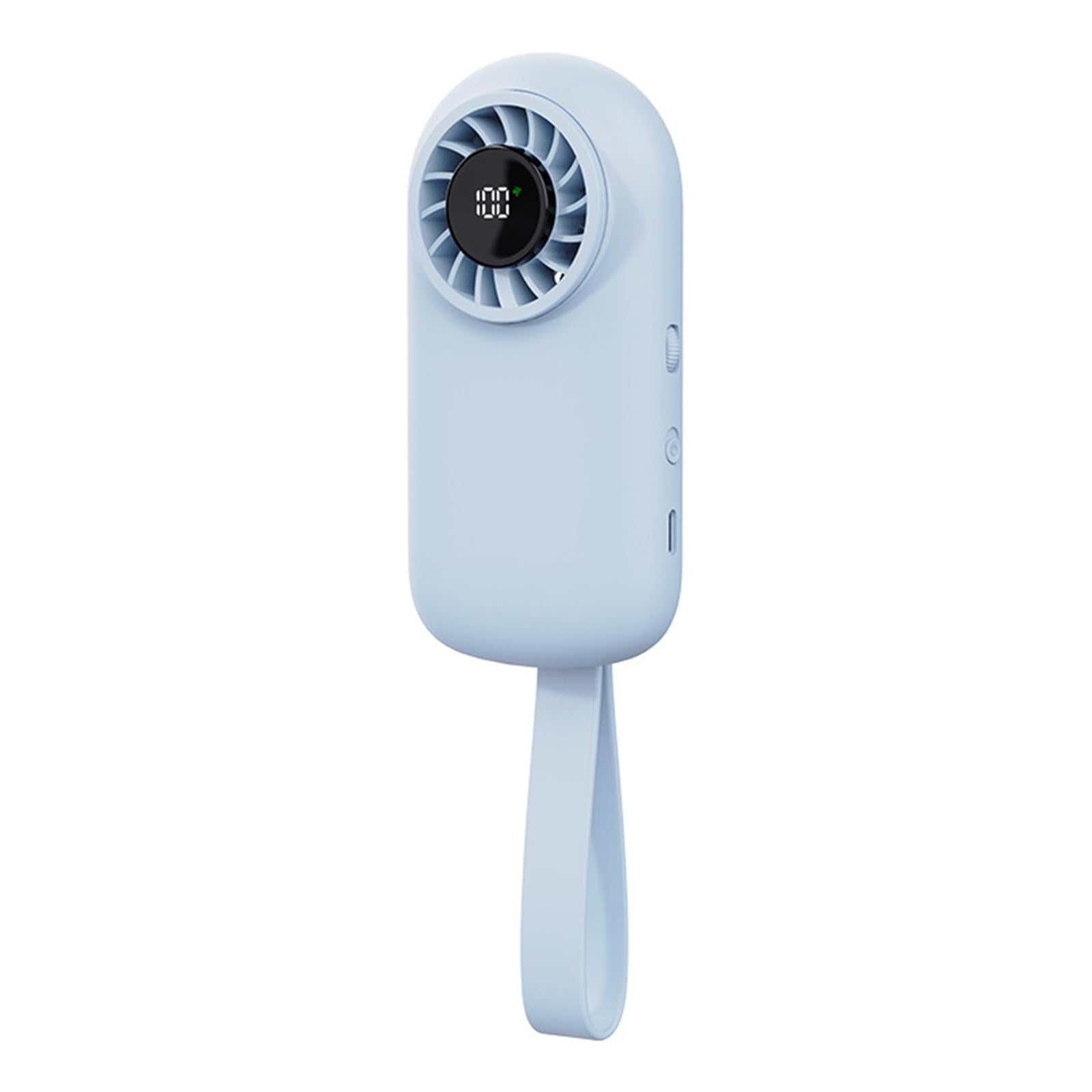 TAZIZI USB Rechargeable Fan 100 Speeds Portable Quiet Handheld Pocket Cooling Outdoor Light Weight Coolers Enduring Pocket Small