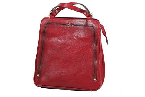 Katana Sac À Dos En Cuir De Vachette Collet Végétal de haute maroquinerie pour homme élégant