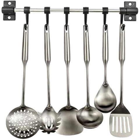 Stainless Steel Kitchen Utensil Holder Rack Cover