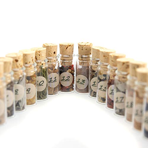 Native Spirit Advent - Juego de incienso (24 paneles, hierbas, resinas y madera con horno para incienso, para ceremonias espirituales y besinnliche