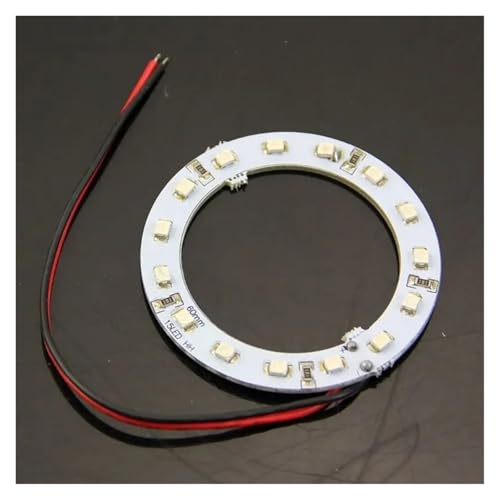 Kit halo para faros tuning con anillo de luz 60mm rojo A70F