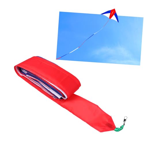 YARNOW Colorful Flat Ribbon Kite Tail Floating Turning Streamer for DIY Kites Eye Catching Accessories for Enhanced Flight Stability Random Lanyard Color Random Color