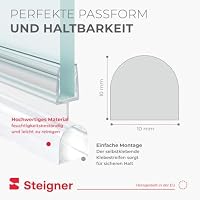 STEIGNER Acryl Halbrundstab selbstklebend 10mm 80 cm – Schwallschutzleiste – Ansicht 4
