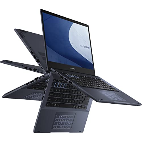 Image of ASUS ExpertBook B5 Thin & Light Flip Business Laptop, 14 inch FHD, Intel Core i7-1260P, 1TB SSD, 16GB DDR5 RAM, All Day Battery, NumberPad, Win 11 Pro (Renewed)