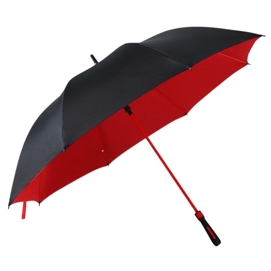 Golf 54 Inch Umbrella for Men Big Size with Fiberglass Shaft, One-Click Auto Open Big Umbrella for Rainy Days & UV Protection - Ideal for 2-3 People-image-35