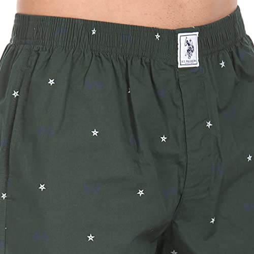 Image of U.S. Polo ASSN. Men's Comfort Fit Print Cotton I663 Boxers (Pack of 1)
