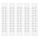 Ohr Samen Akupunktur, Akupunktur-Ohrsamen, Einweg Ohr Presse Samen, Ohrmassage Aufkleber, Ohrenpressensamen Akupressur für die Ohren Haut Beads Massage Stickers Disposable Ear Press Patch, 100 Stück
