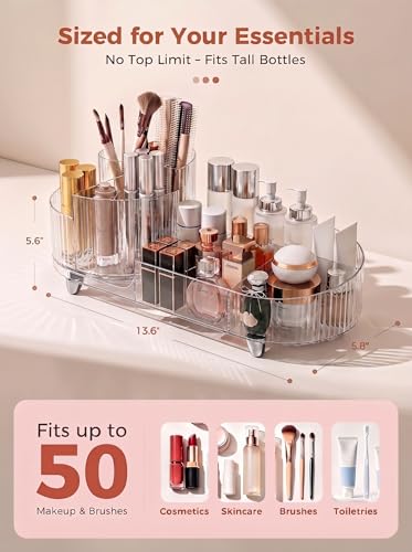 Booklov-Rotating-Makeup-Organizer-for-Vanity-Countertop-Clear-Clear-Acrylic-Cosmetic-Display-Case-Large-Beauty-Brush-Holder-for-Bathroom-Counter-Skincare-Lipsticks-Storage