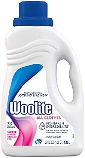 Woolite All Clothes Liquid Laundry Detergent, 33 Loads, 50 Fl Oz, Gentle Cycle