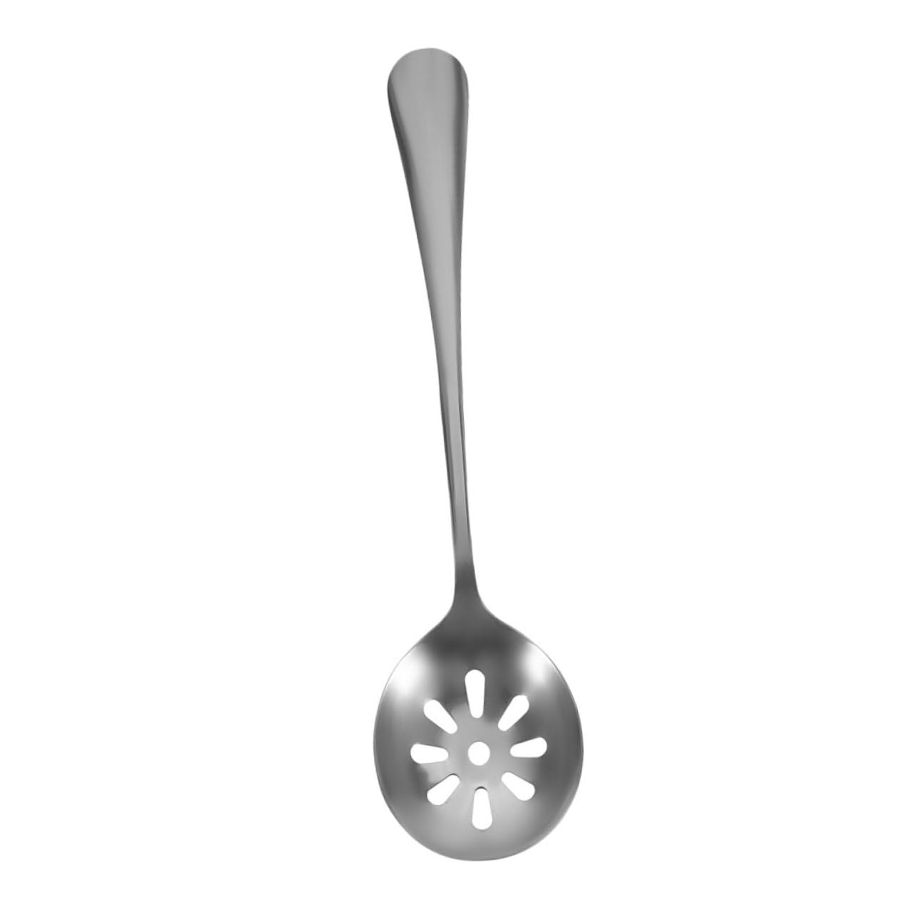 Cabilock Edelstahl Löffel mit Loch Kleiner Schlitzlöffel als Küchenaccessoire Leicht und Einfach zu Verstauen für Küche und Servieren von Snacks und Fleischbällchen