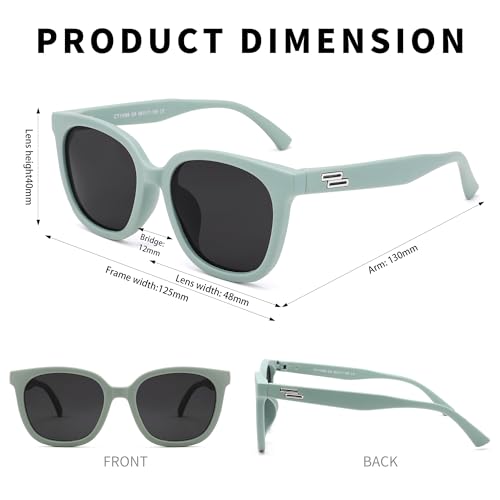 Pro Acme Square Cute Kids Polarized Sunglasses TPEE Rubber Flexible UV400 Fashion for Girls Boys4