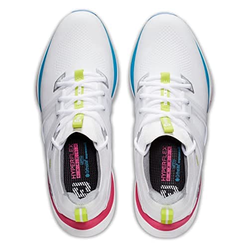 Foto von FootJoy Herren Hyperflex Carbon Golfschuh, Weiß Blau Lila, 45 EU