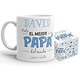 taza papa noel tiger 🧡ACCESORIO DIVERTIDO: Ahora Papá puede disfrutar de una taza de café o té caliente en una taza de cerámica elegante que hará que todas las mañanas sean más fáciles y relajantes.