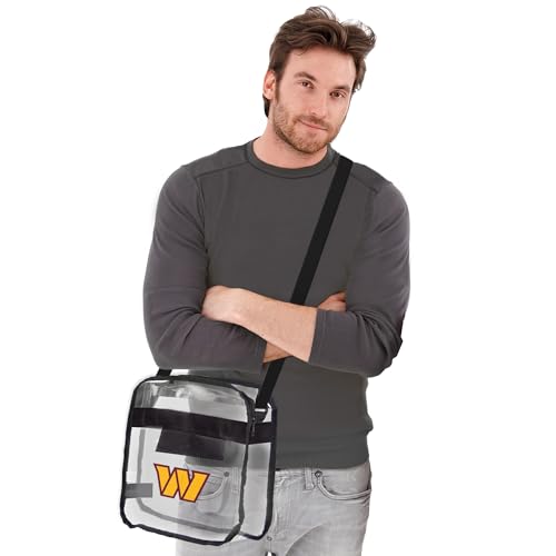Littlearth Unisex NFL Clear Carryall Crossbody Bag3