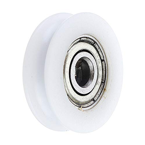 Poulie ronde en nylon U 5x24x7mm pour corde de 3.8mm