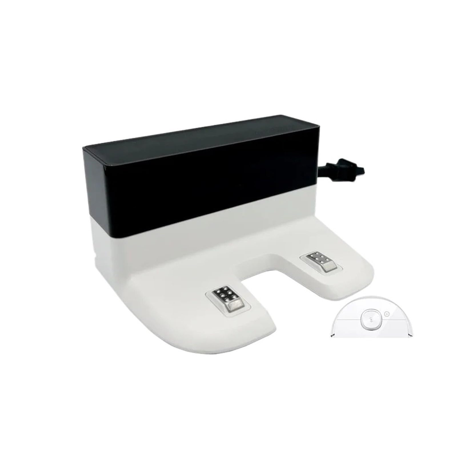 Base De Charge De L'aspirateur,Compatible avec Ecovacs | Compatible Avec Deebot T8 T9 N8 Pro N8 T9 ,Compatible Avec Robotic Station Électrique Ch1833 Blanc(Base add EU adapter)