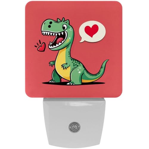 Lámparas de noche LED dinosaurio 2 piezas enchufe