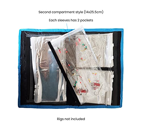 HOOKBOOK Sea Fishing Rig Organizer (Wallet), Black - Image 4