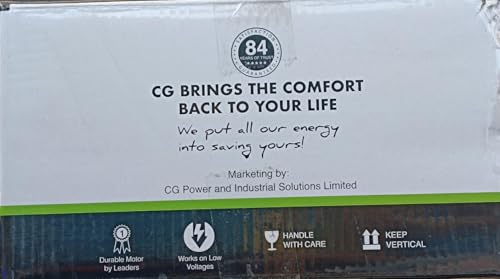 Image of Crompton Greaves MAX-AIR DOMESTIC EXH. FAN 225 : Strong Metal Body I High Air Delivery I Bird Screen Guard I SMOKEY GREY