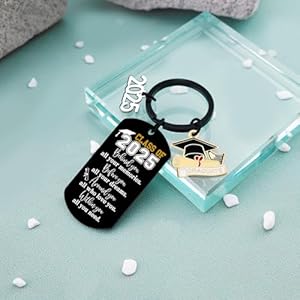 Graduation gifts for her him class of 2025 keychian gift graduation gifts 2025 high school inspirational presents teen boy girls grad present senior high college keyring necklace  urban country home decor