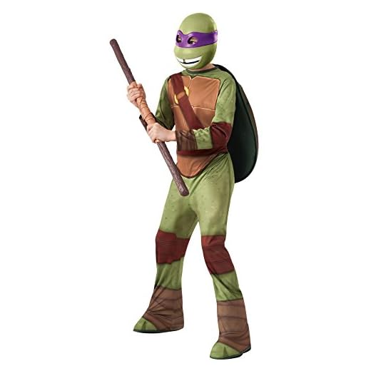 Tortugas Ninja - Disfraz de Donatello, para niños, talla L (Rubie's 886756-L)