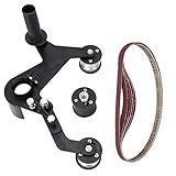 Color: M10, M14. El paquete incluye: 1 x accesorio para lijadora de cinta (amoladora angular no incluida). 5 bandas de lijado.