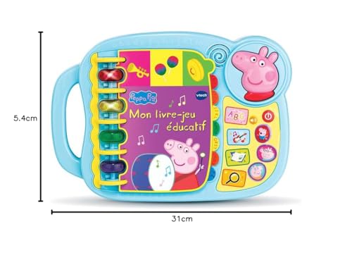 Livre enfant Peppa Pig VTech pour apprendre en s'amusant à la maison ou en voyage - 5